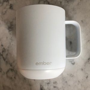 Ember Coffee Mug (2) & Hot Plate (White)